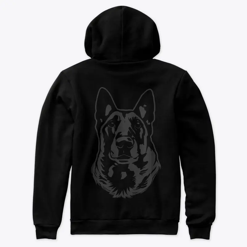 Goofy Icon Logo on Black Hoodie